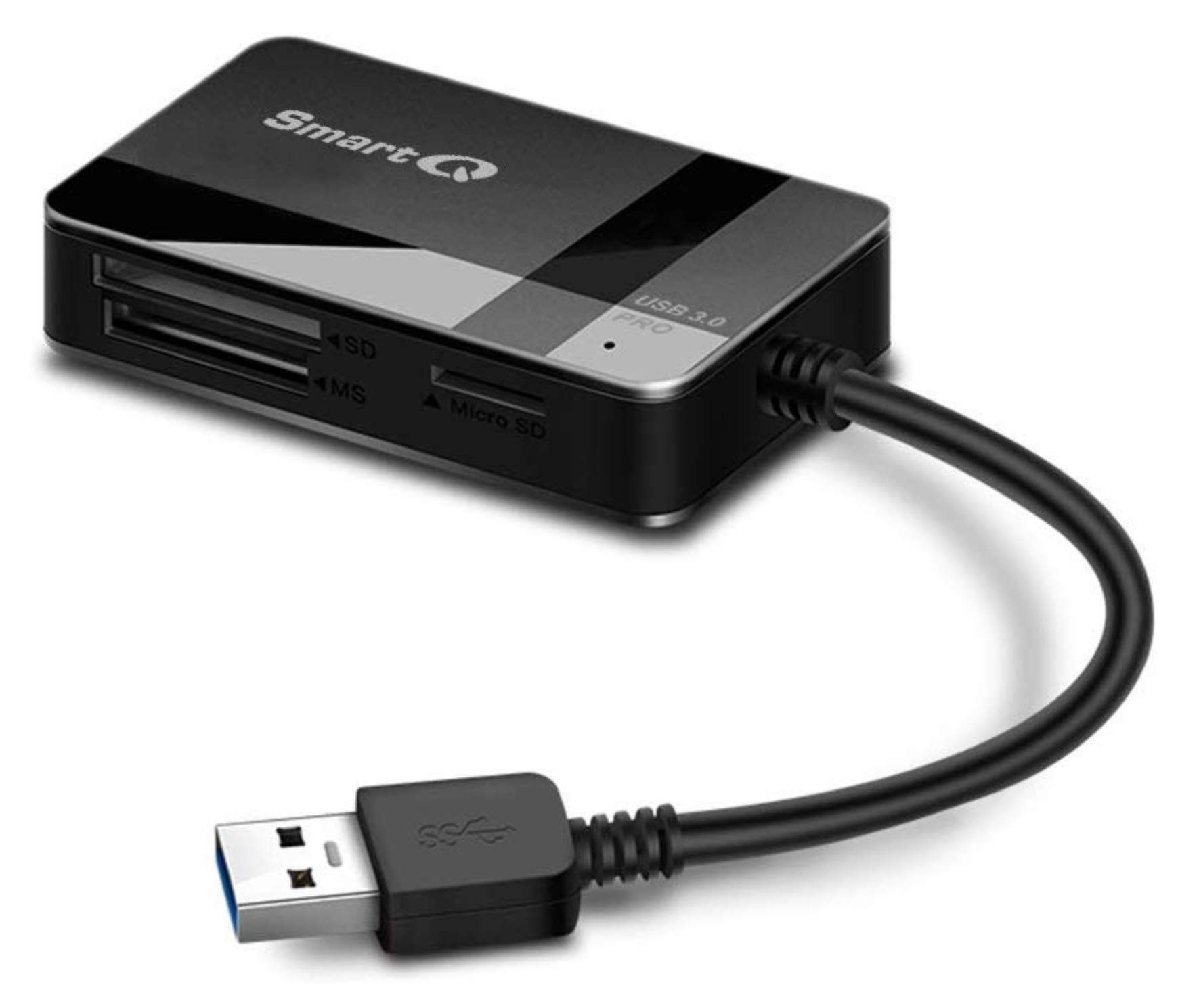 C368 USB 3.0 Multi-Card Reader, Plug N Play, Apple and Windows Compatible, Powered by USB, Supports CF/SD/SDHC/SCXC/MMC/MMC Micro, etc.