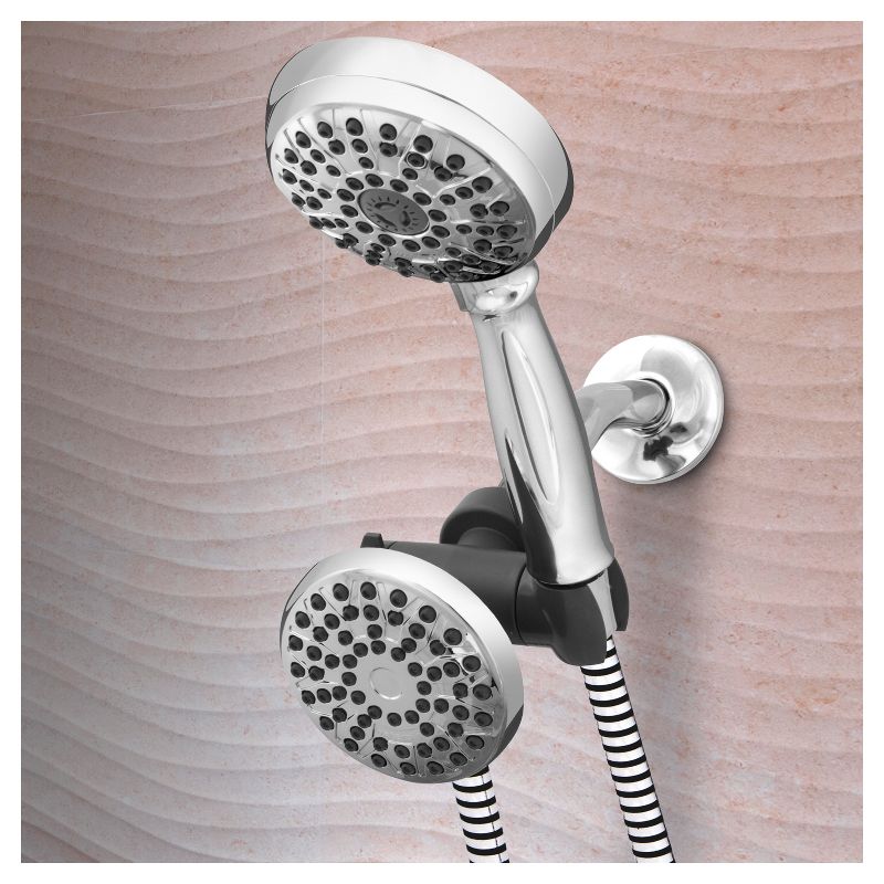 PowerSpray Combination Shower Head 8+1 dual-mode Chrome - Waterpik