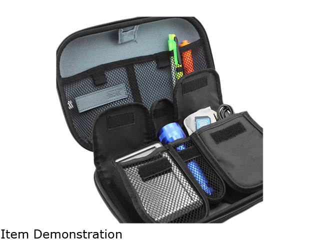 Universal Travel Case for 5 Inch Garmin nuvi GPS & Accessories by USA Gear - Works With Garmin nuvi 68LMT, nuvi 58, nuvicam LMTHD and More GPS Units, Chargers, Adapters and Memory Cards