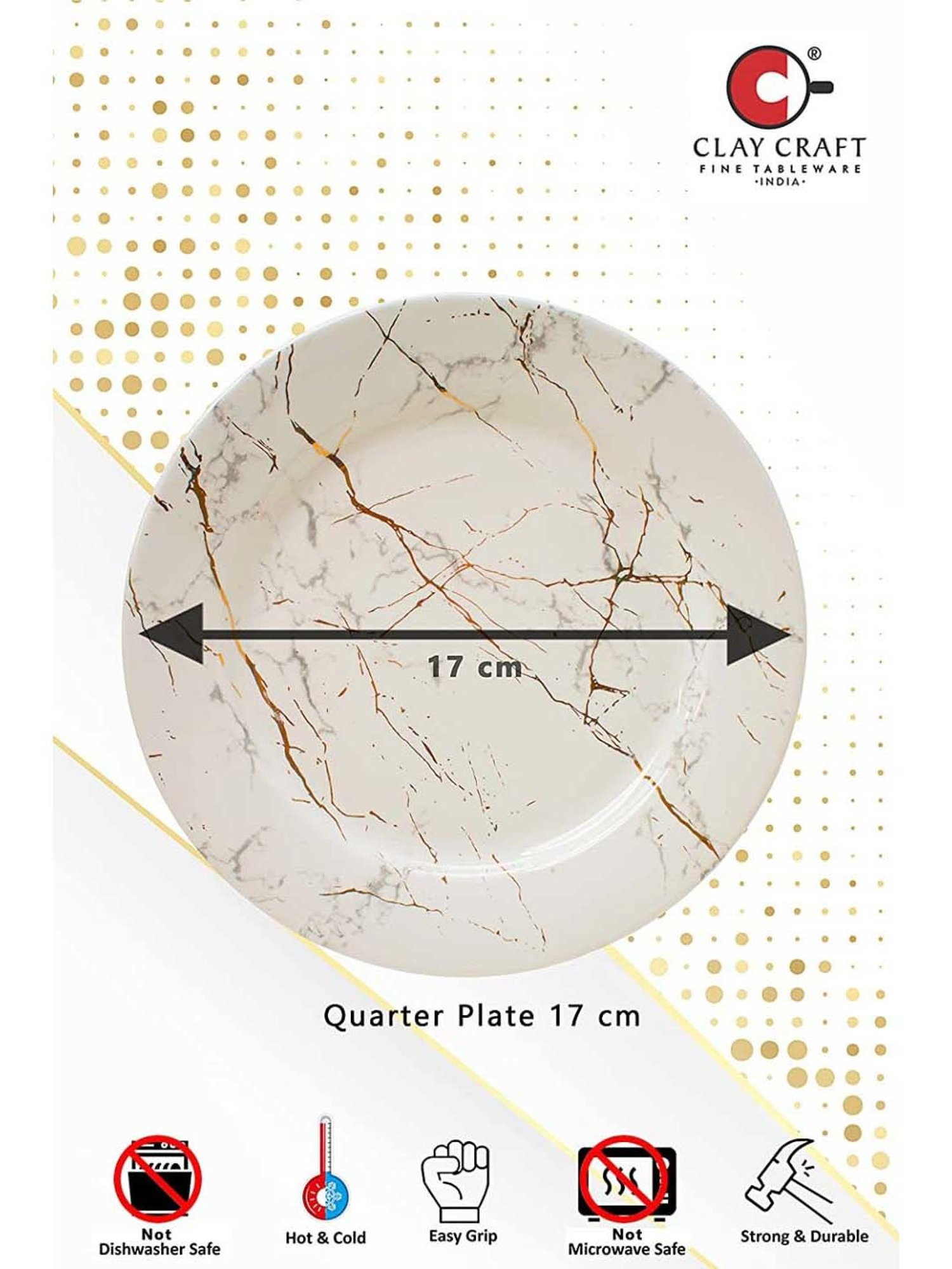 Clay Craft 'Fine' Off-White Ceramic 40 Piece Dinner Set