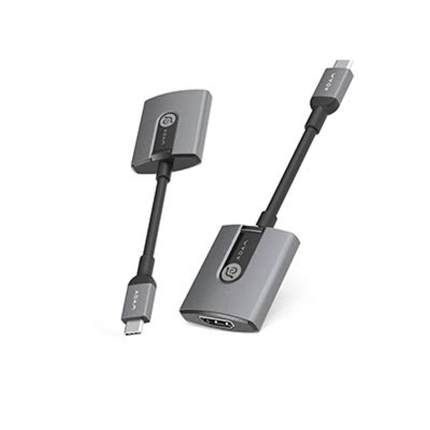 usb type c to hdmi adapter connector cable in designer colors by adam elements (thunderbolt 3 compatible) ultra hd 4k for galax