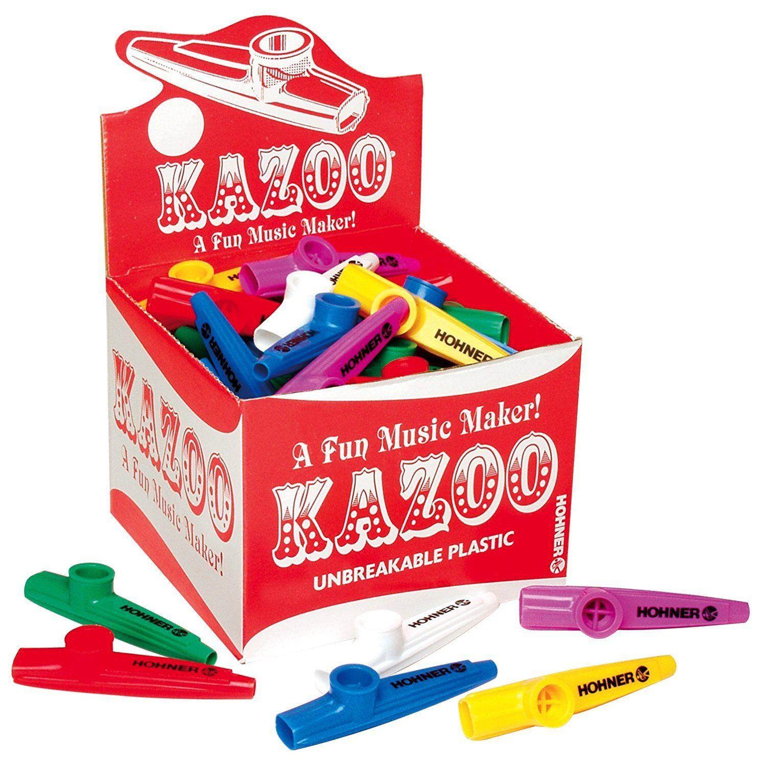 Hohner KC 50 Kazoos of Assorted Colors, 50 Pack