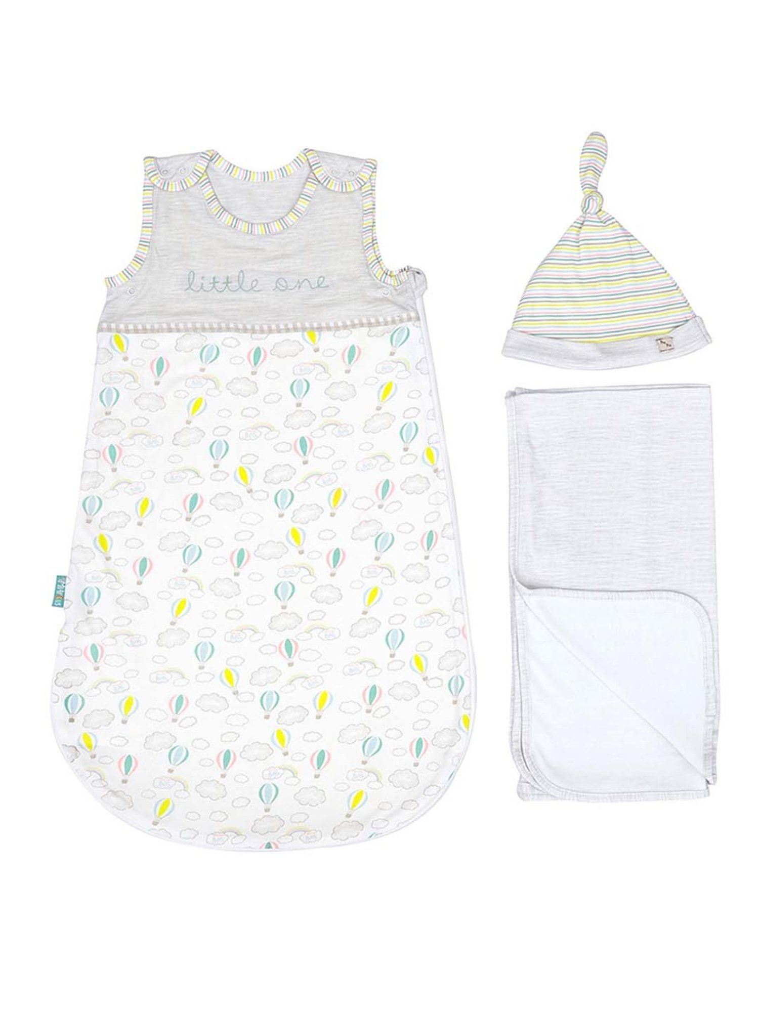 MiArcus Multi Cotton 210 GSM Gift Set (0-6 Month) - Set of 3