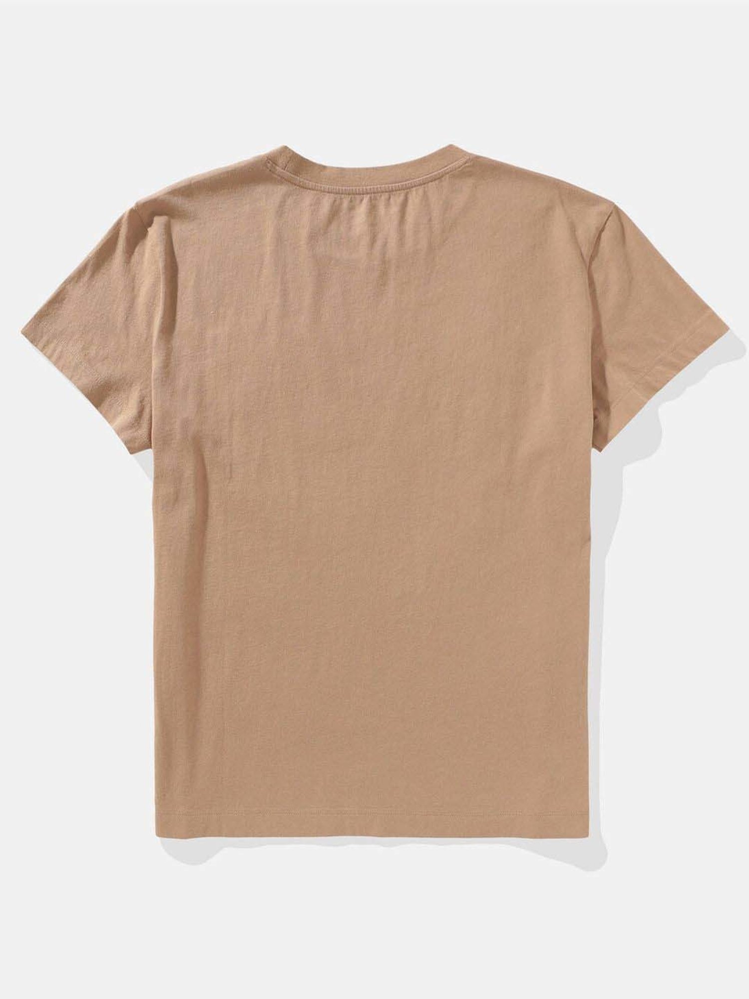 American Eagle Outfitters Brown Cotton Printed T-Shirt