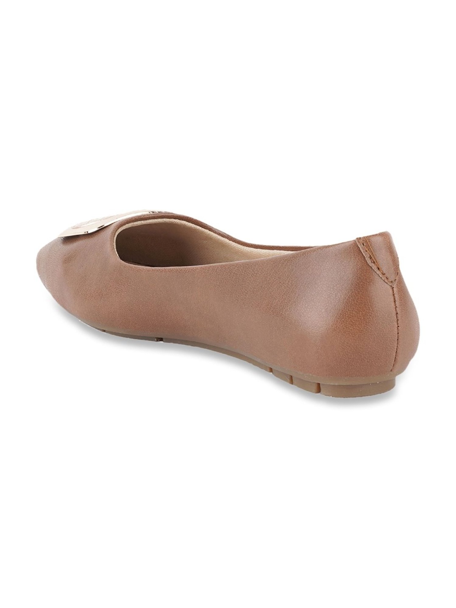 Elle Women's Brown Flat Ballets