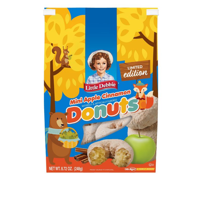 Little Debbie Apple Cinnamon Bagged Mini Donuts - 8.72oz