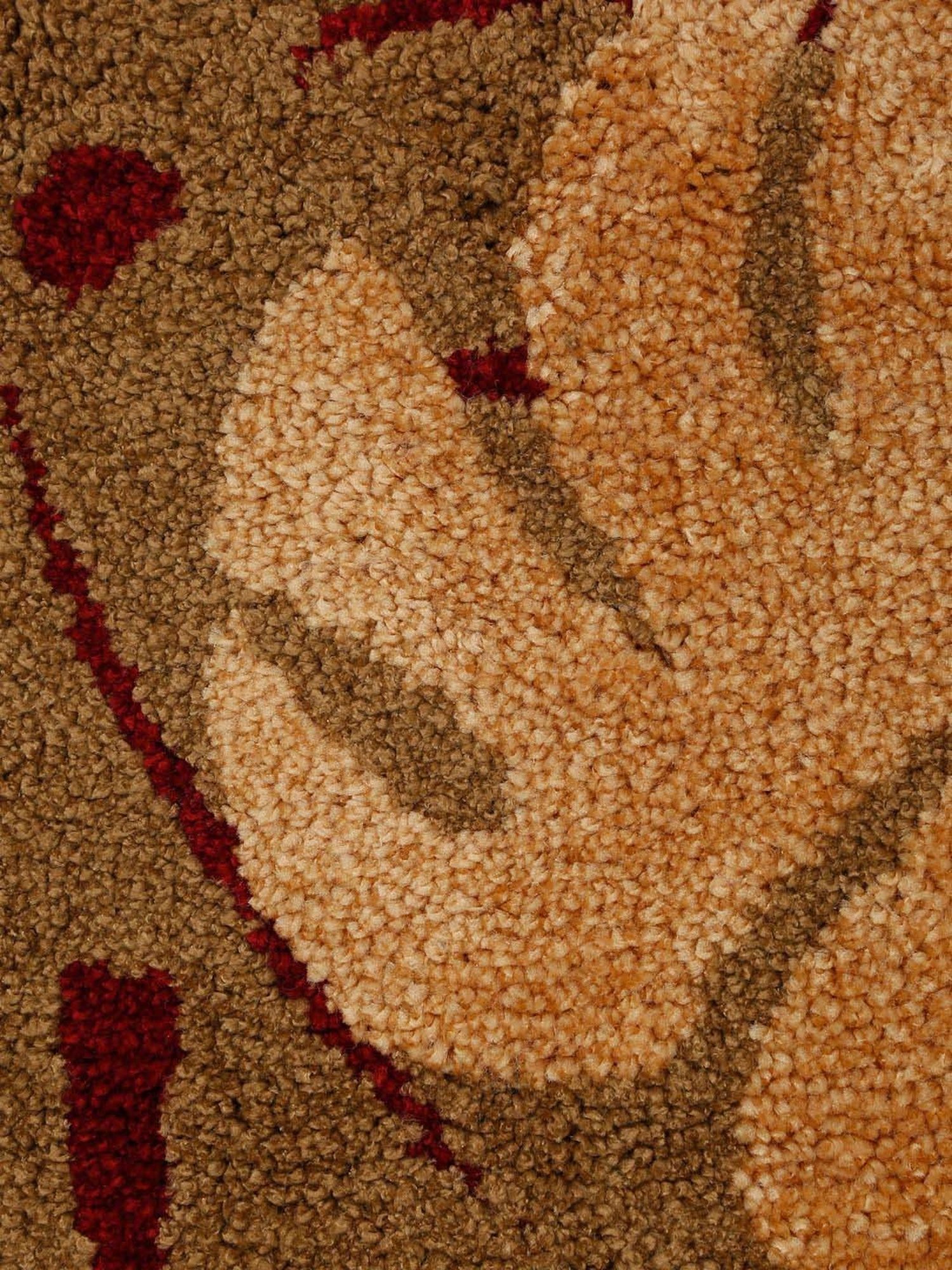 HOSTA HOMES Maroon Cotton Soft Fur Anti Skid Door Mat