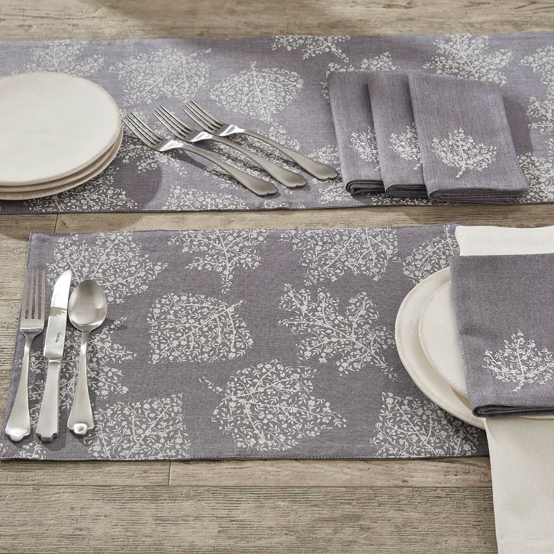 Park Designs Leaf Filigree Placemat Set - Gray