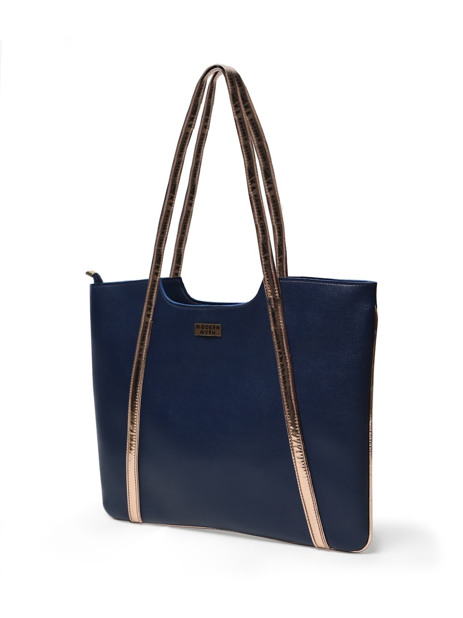 Modern Myth Trapeze Blue Large Tote Bag