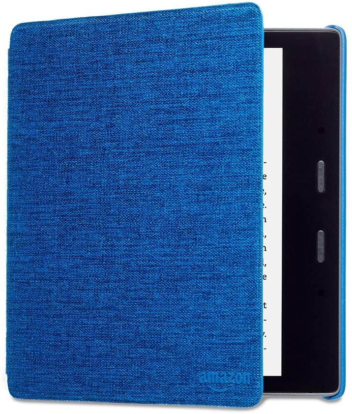 Kindle Oasis Water-Safe Fabric Cover,  Blue - Compatible with 9th (2017 release) and 10th generation (2019 release)