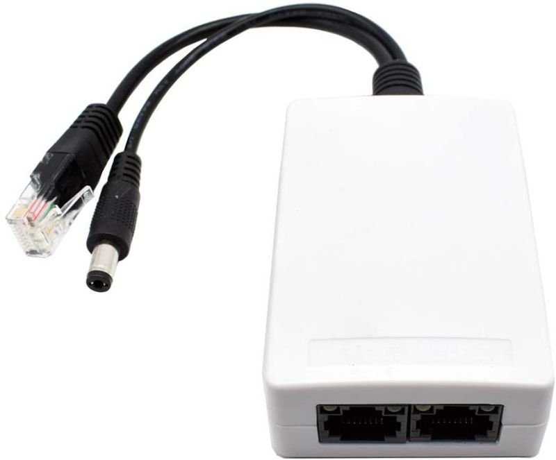 PoE Passthrough Extender Repeater Power Over Ethernet Extend to Max 300m(900ft), Plus 12V1A PoE Splitter for IP Cameras