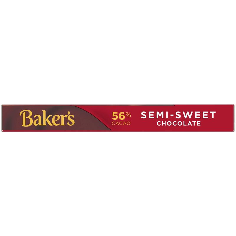 Baker's 56% Cacao Semi-Sweet Chocolate Baking Bar - 4oz