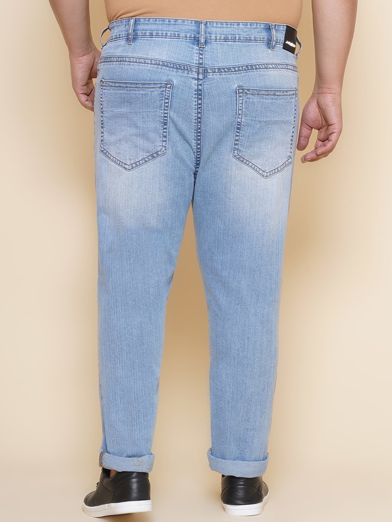 John Pride Blue Regular Fit Jeans