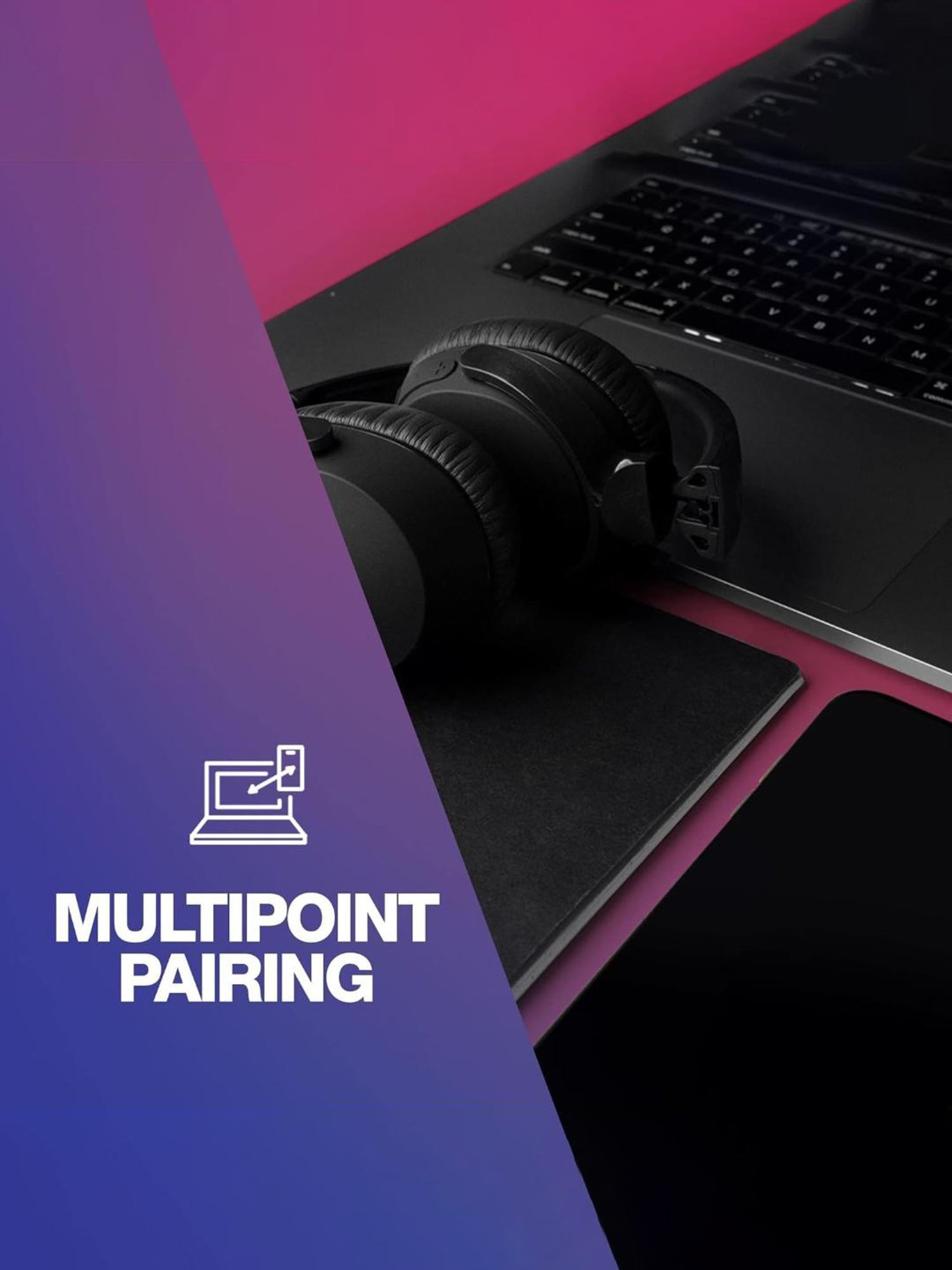 Major IV On Ear Wireless Bluetooth Headphone with Microphone (Black, True Wireless)