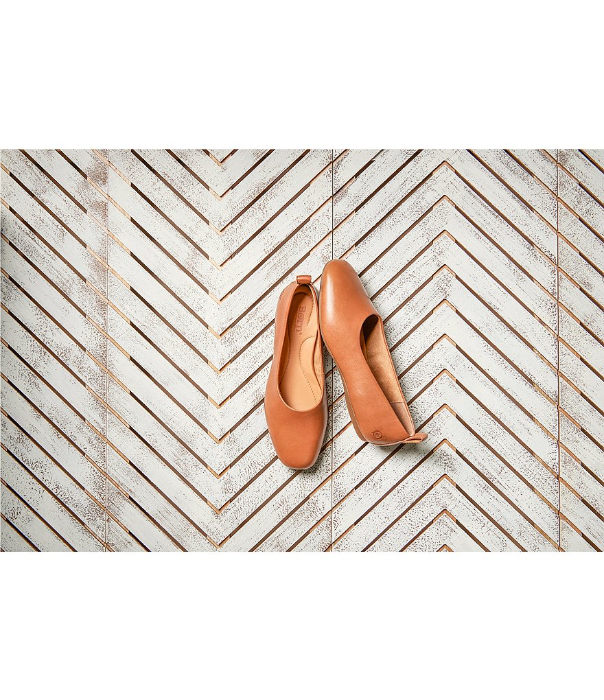 Born Beca Leather Slip-On Flats