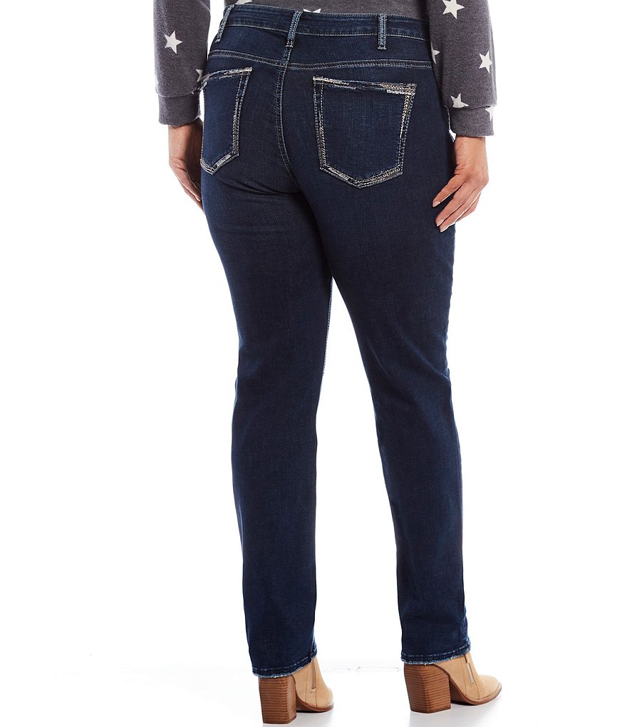 Democracy Plus Size Ab-Solution Capri Skimmer Jean