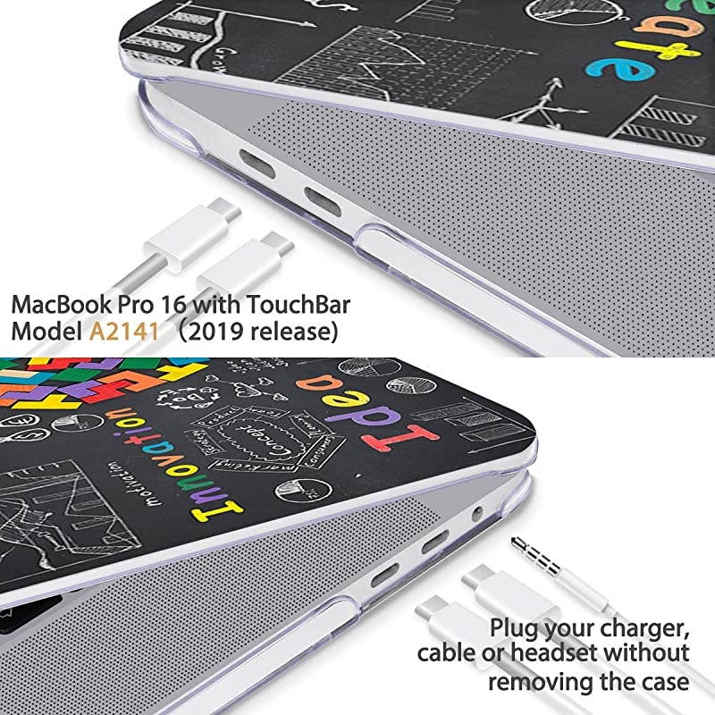 for MacBook Pro 16 Inch Case A2141 2019 Release,Soft Touch Hard Case Shell Cover for Apple MacBook Pro 16&rsquo;&rsquo; with Touch Bar and Touch ID, idea Concept