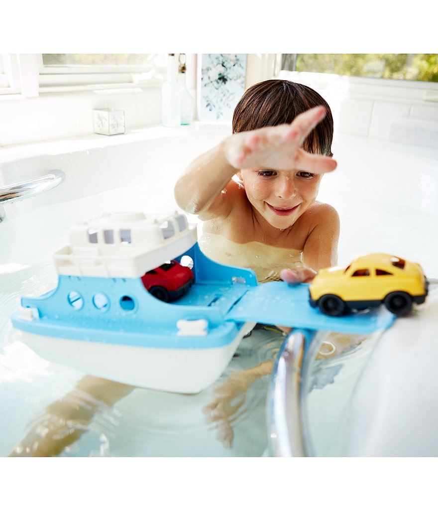 Green Toys Ferry Boat with Mini Cars Pool Toy