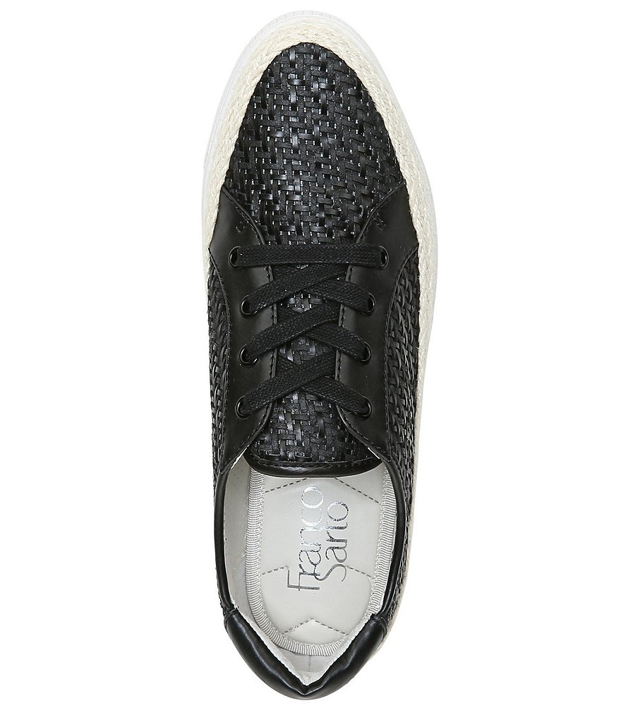 Franco Sarto Hyria Woven Lace-Up Platform Sneakers