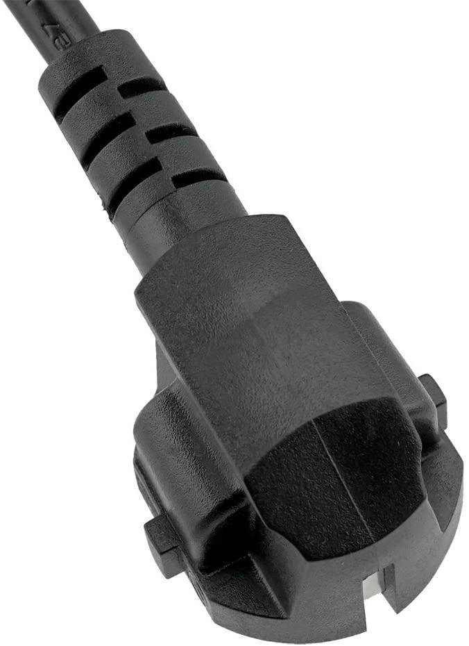 1M 16AWG Heavy Duty Power Extension Cord Power Extension Cable 3 Feet 1 Meters 3 Conductor NEMA 515P to NEMA 515R 13 Amp Power Cable ED70906