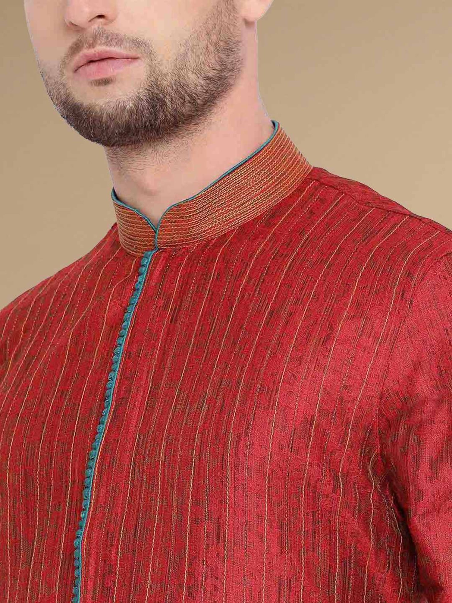 Sanwara Sea Green & White Cotton Regular Fit Chikankari Kurta Bottom Set