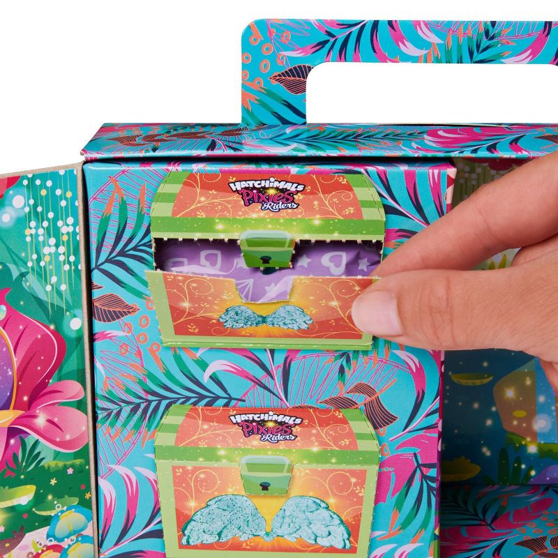 Hatchimals Pixies Riders Radiant Roxy Pixie & Tigrette Glider Hatchimal Set with Mystery Feature