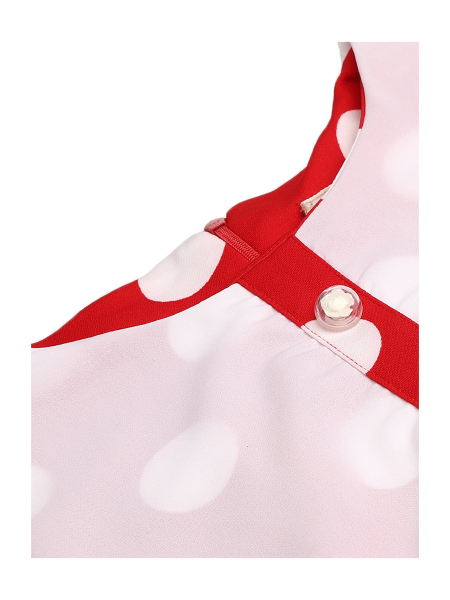 Tiny Girl Kids Red Printed Dress