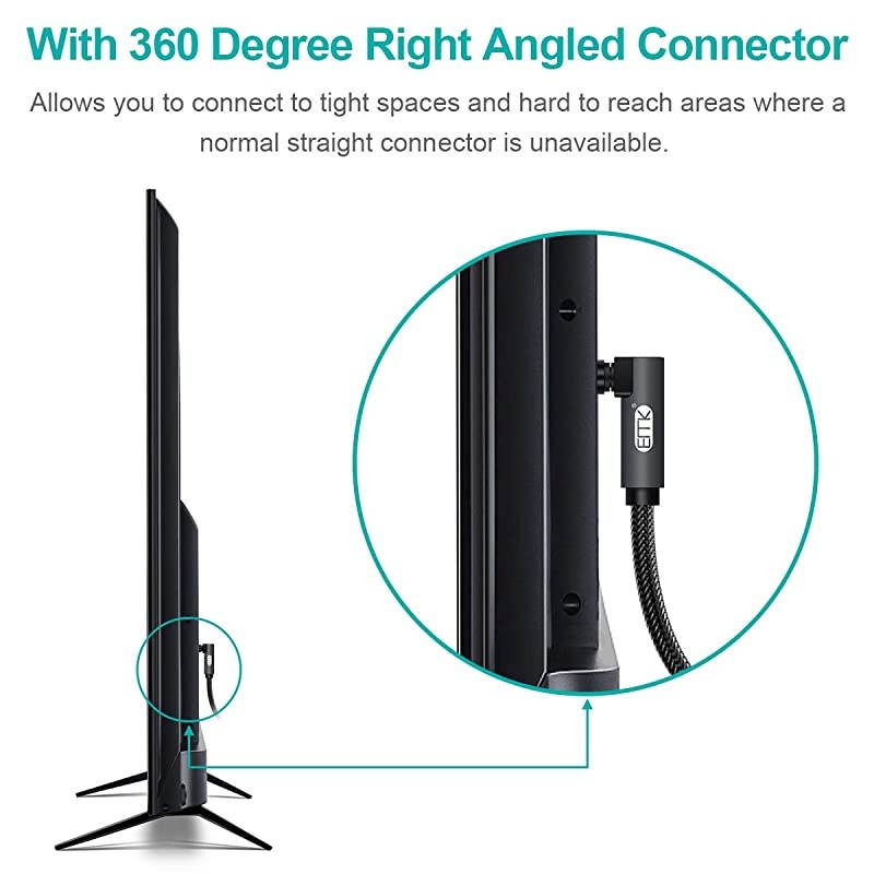 Degree Toslink Optical Cable 360 Degree FreeRotating Plug Fiber Optic Cable SPDIF Toslink Male to Male Cable for Home Theater Sound Bar TV PS4 XboxGrey 165Ft5m