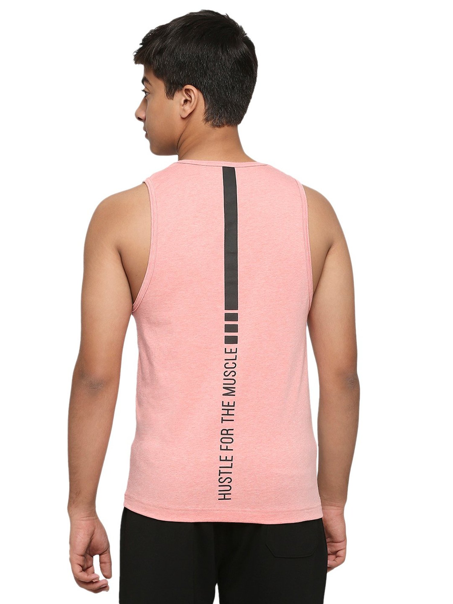 Frenchie Kids White & Pink Solid Vest