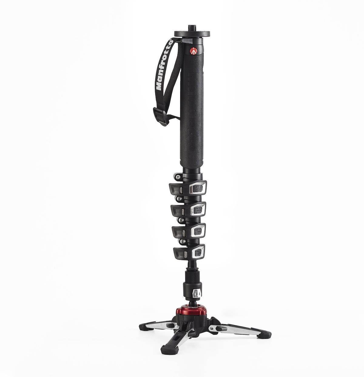 Manfrotto XPRO Monopod+ Aluminum Video Monopod, 5 Section #MVMXPROA5US