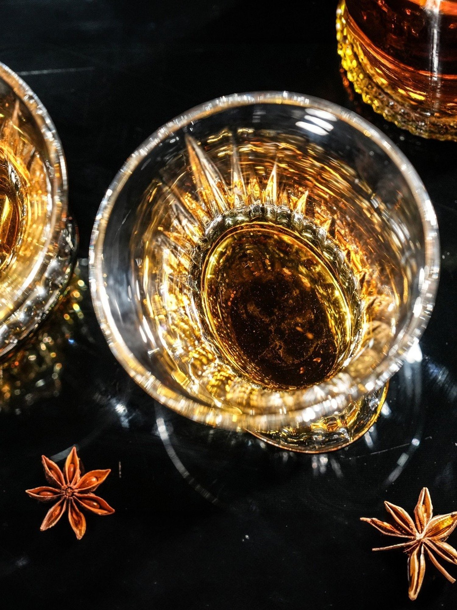 Trovea's Transparent Glass Whisky Glass - Set of 6