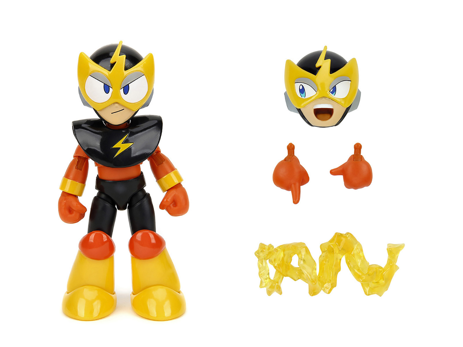 Elec Man 4.5" Moveable Figure with Accessories and Alternate Head and Hands "Mega Man" (1987) Video Game Model by Jada