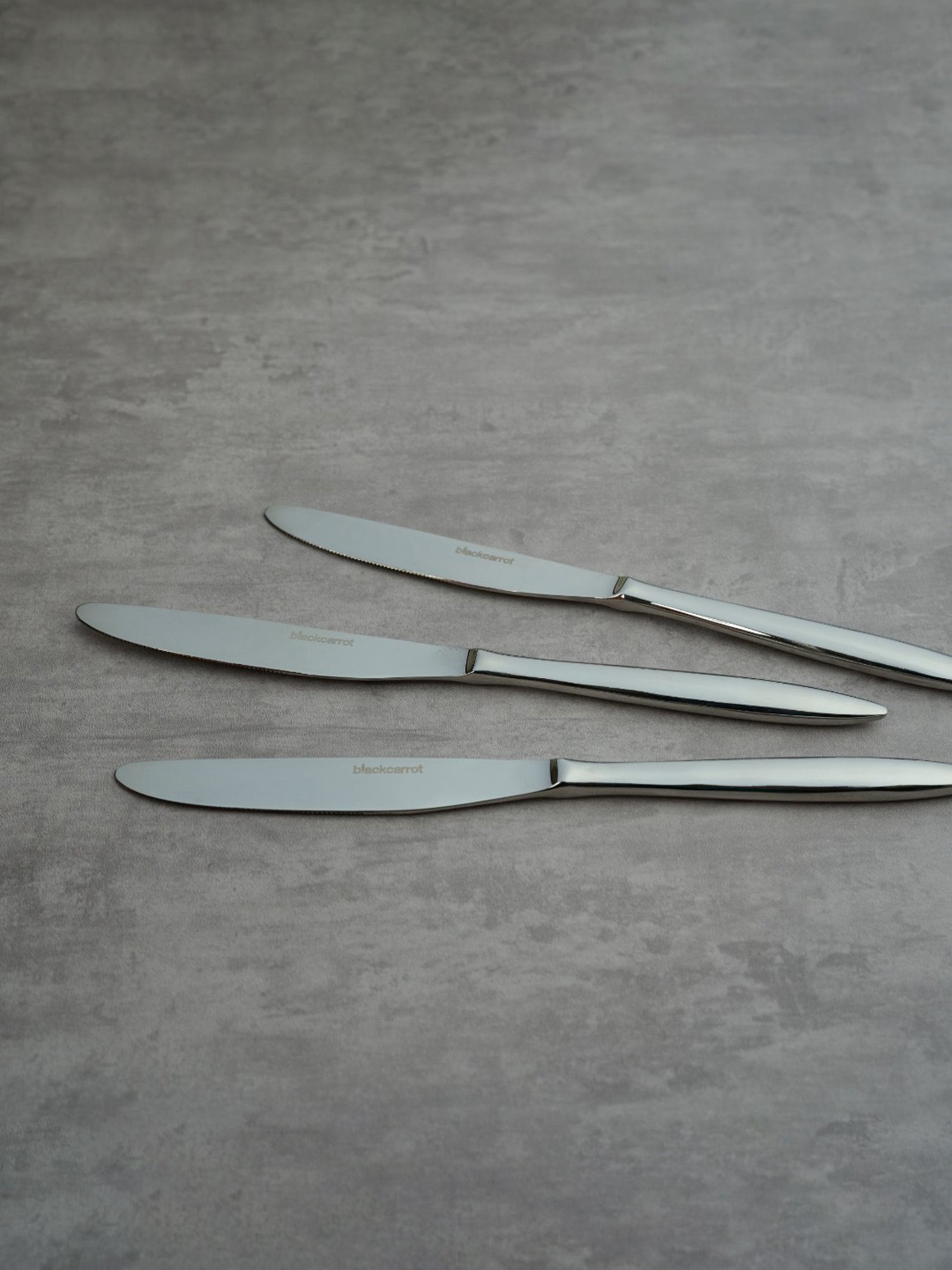 BlackCarrot Stainless Steel Knife Set of 3