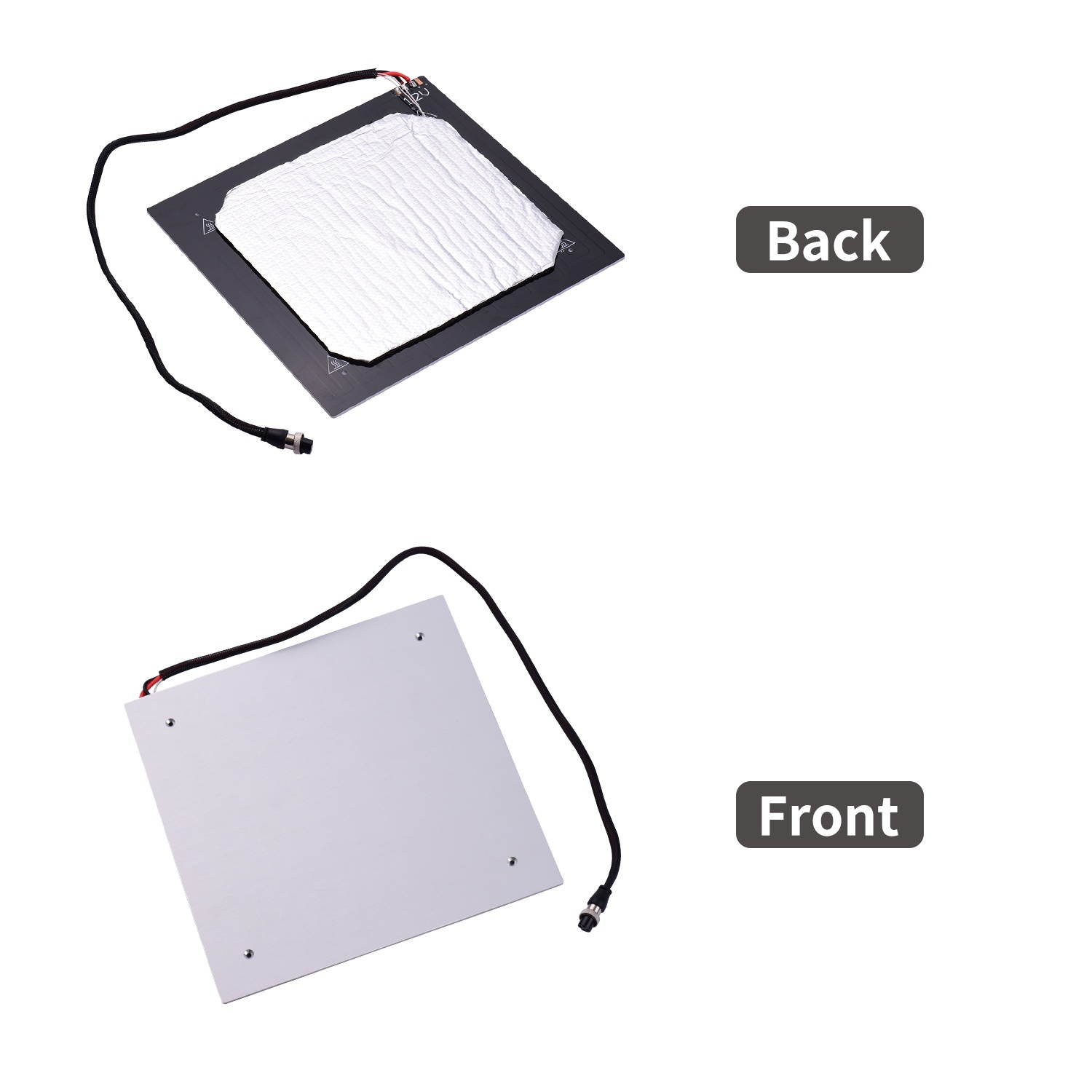 Aibecy 12V 3D Printer Heated Bed Hotbed Heating Platform Aluminum Plate 310*310mm with Hotbed Wire Insulation Connton Aviation Connector Compatible with Creality CR-10/CR-10S 3D Printer