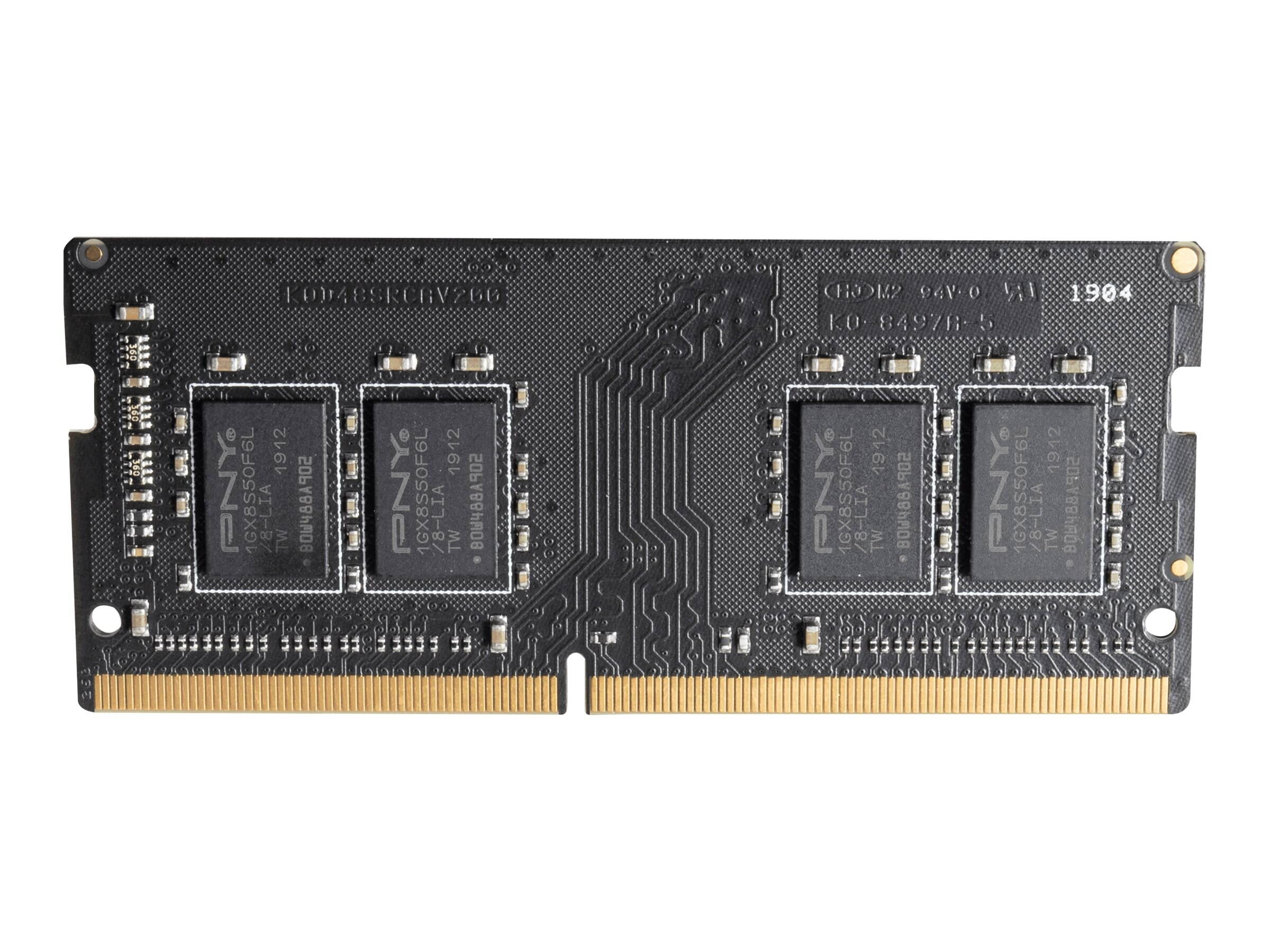 PNY Performance 8GB DDR4 2666 (PC4-21300) CL19 260-Pin SO-DIMM Notebook Memory - MN8GSD42666