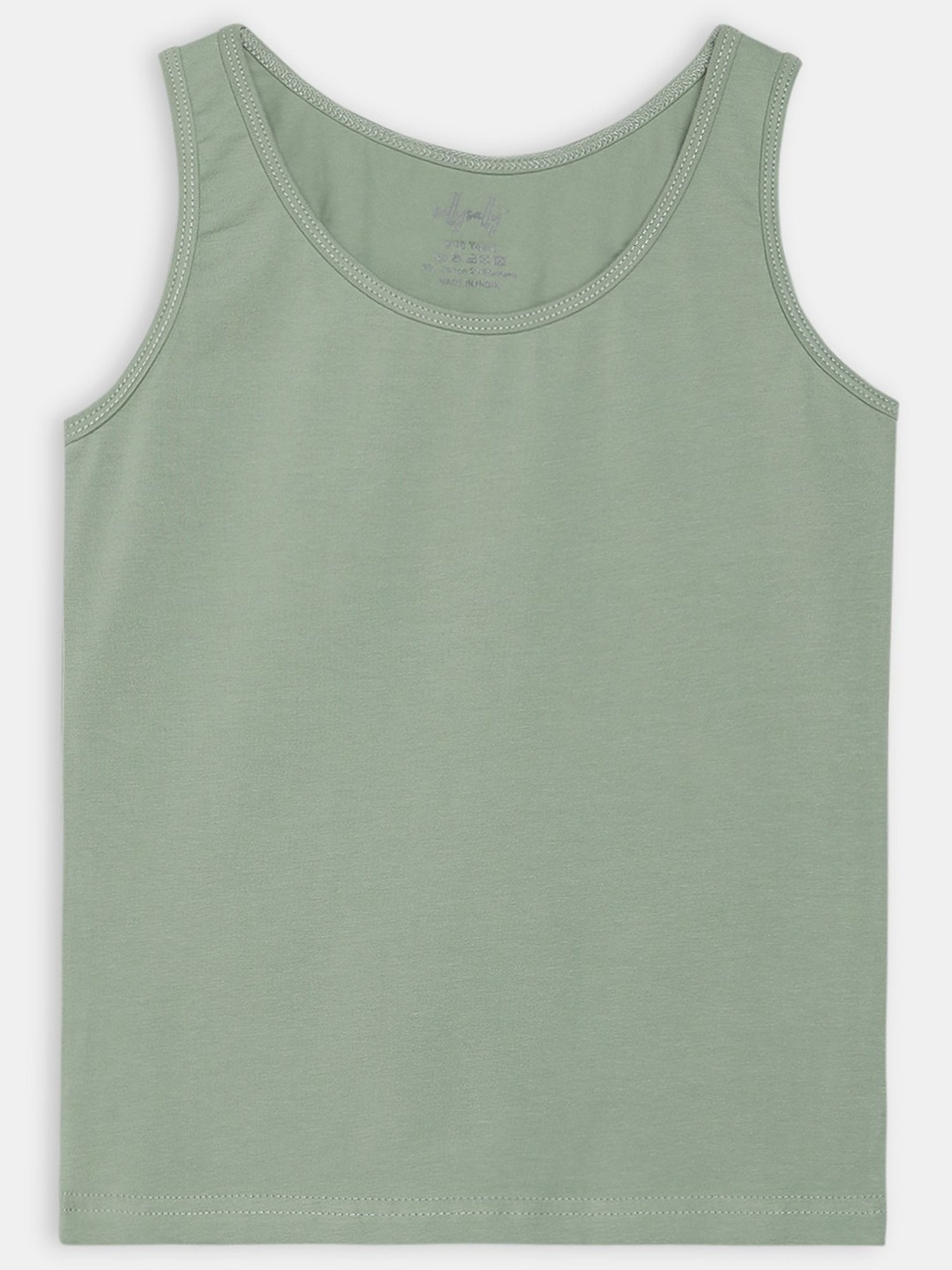 Sillysally Kids Pruple & Green Regular Fit Vest