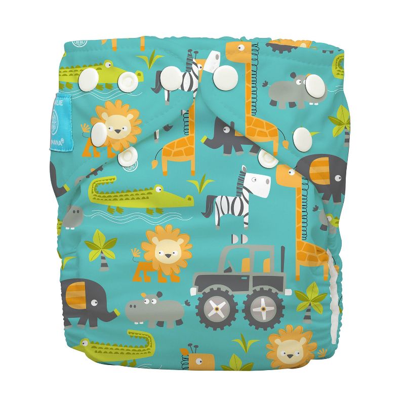 Charlie Banana Reusable All-in-One Diaper - Gone Safari