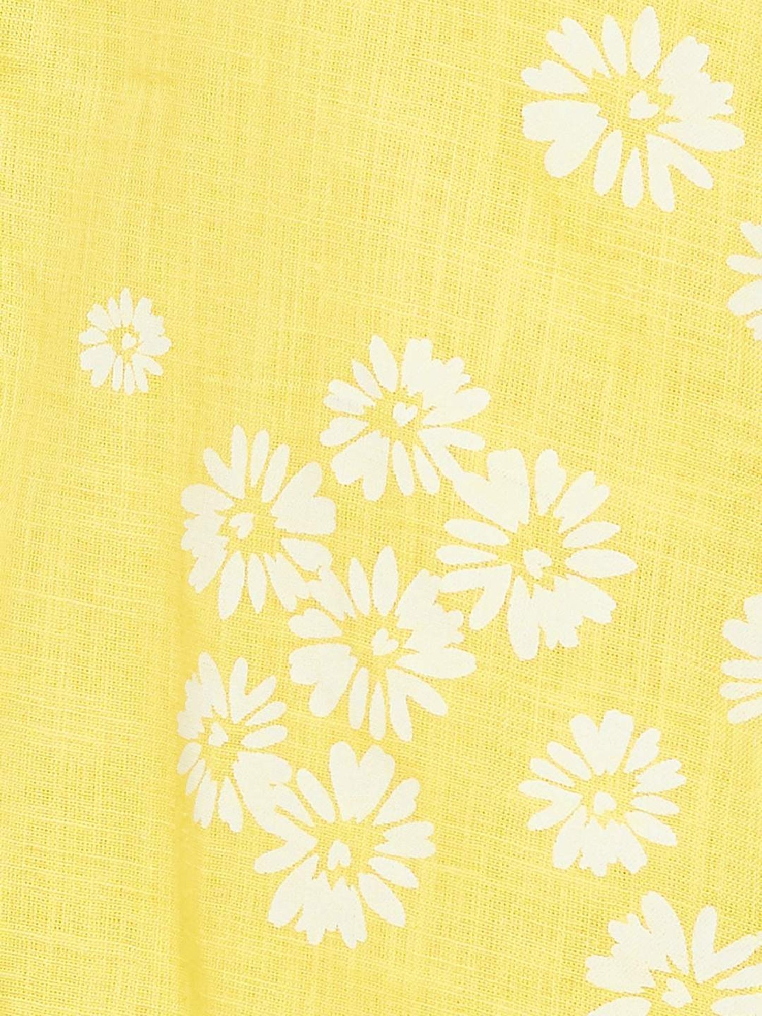 Melange by Lifestyle Yellow Cotton Printed Tunic