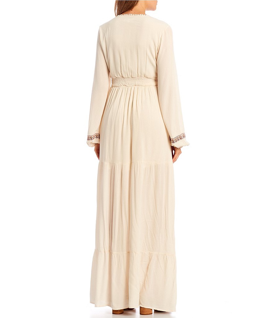 B. Darlin Sleeveless Lurex Striped Tiered Trapeze Dress