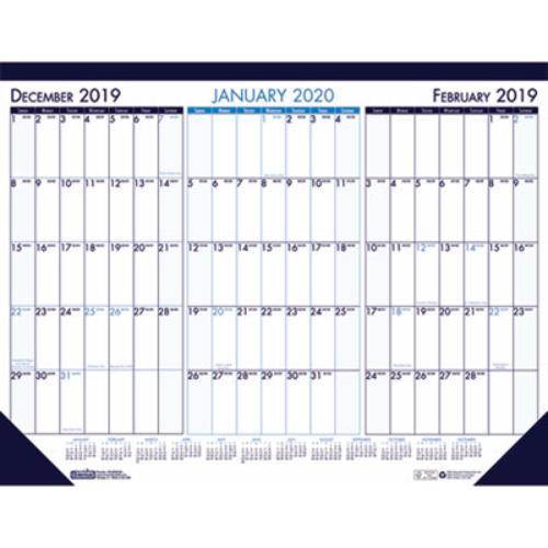 House of Doolittle Three Month Desk Pad Calendar, 22 X 17, 2021-2023 136