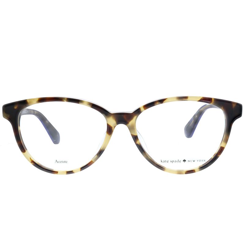 Kate Spade Low Bridge Fit  IPR Womens Round Eyeglasses Havana Beige 51mm