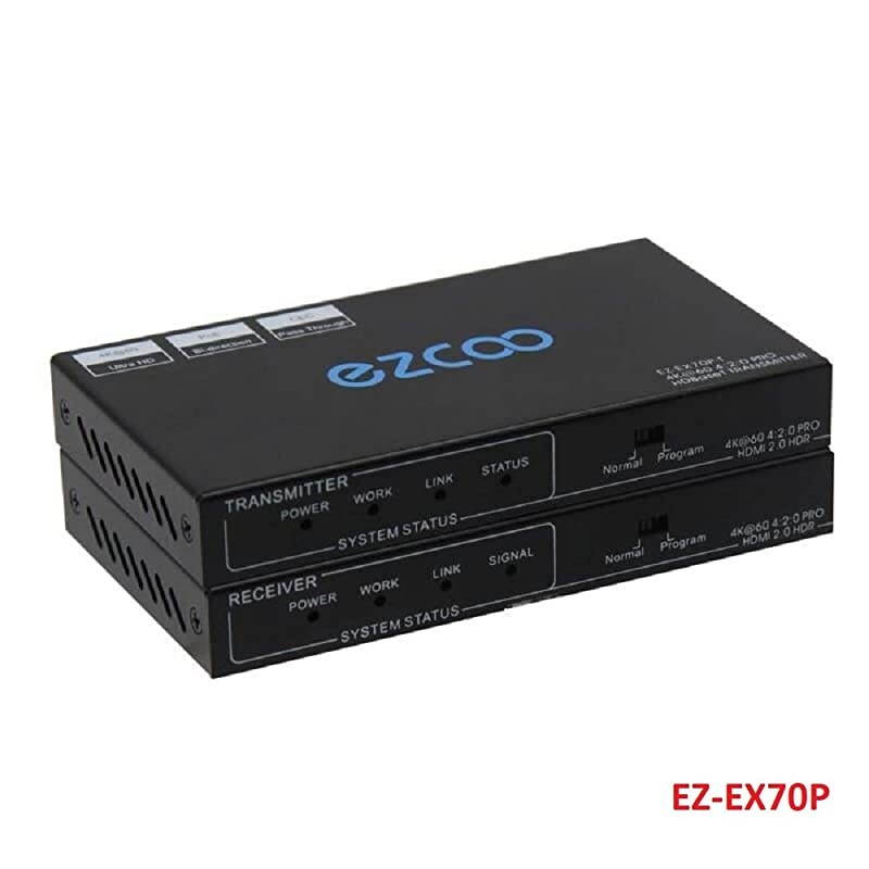 Extender 4K 60Hz 420 HDR CEC BiDirectional IR PoE RS232230ft 1080P130ft 4K by Cat5e Cat6 No lag Extender Over Cat6 RJ451080P D Vision HDCP22Firmware UpgradeSlim Mini EX70P