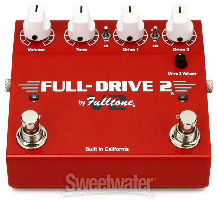 Fulltone Full-Drive 2 V2 Overdrive Pedal with Boost