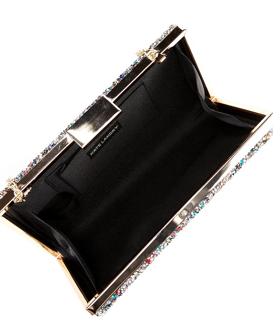 Kate Landry Crushed Crystal Clutch Bag