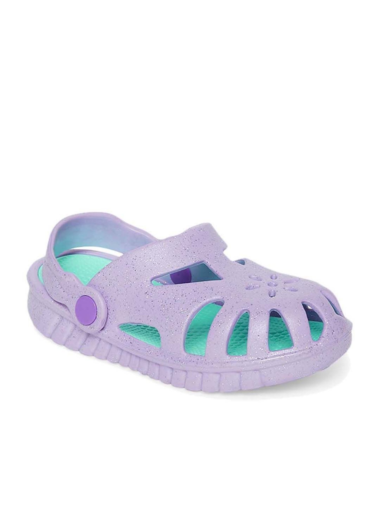 Passion Petals Kids Pink Sling Back Clogs