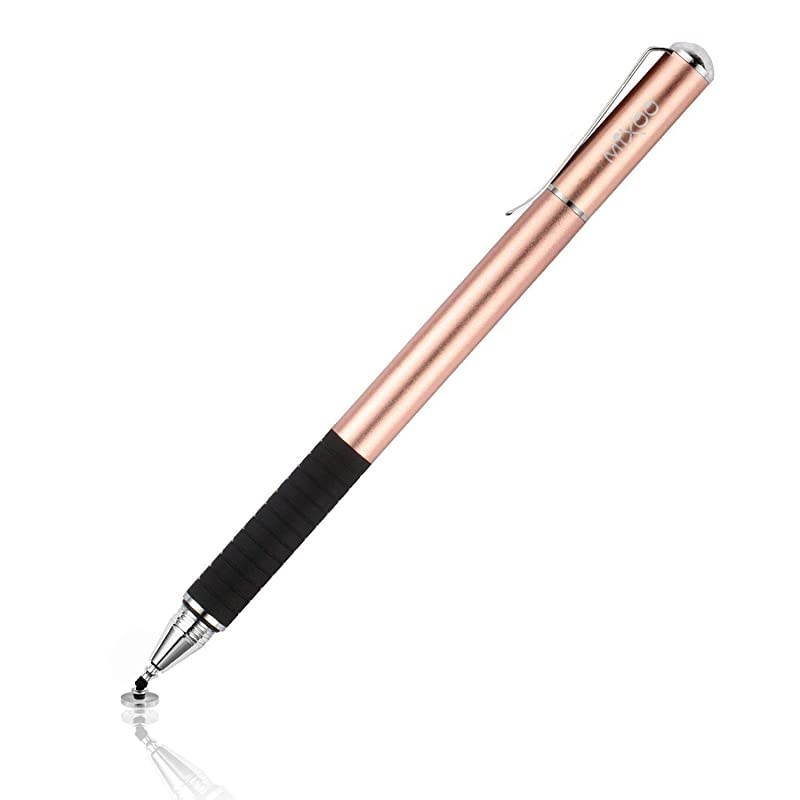 Capacitive Stylus Pen Disc amp Fiber Tip 2 in 1 Series High Sensitivity and Precision Universal for ipad iPhone Tablets and Other Touch Screens Model Rose Gold
