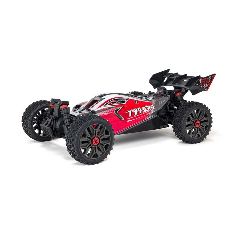 ARRMA RC Car 1/8 TYPHON 4X4 V3 3S BLX Brushless Buggy RTR (Battery and Charger Not Included), Red, ARA4306V3
