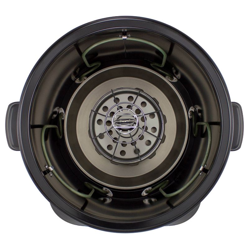 Crock-Pot SCCPVMC63SJ Multi Function Large 6 Quart Capacity 3-in-1 Home Food Cooker Convenient Kitchen Appliance, Stainless Steel