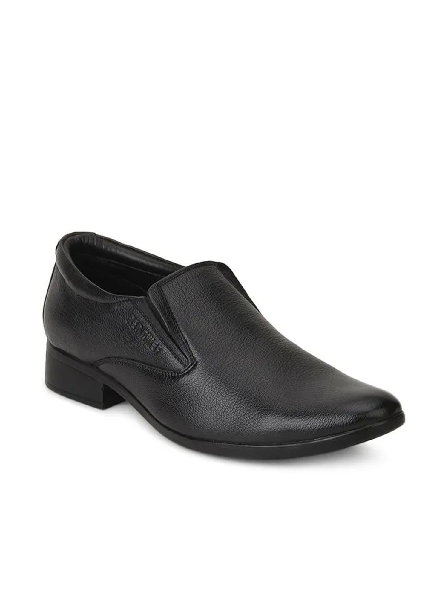 Red Chief Men's Black Formal Slip-Ons