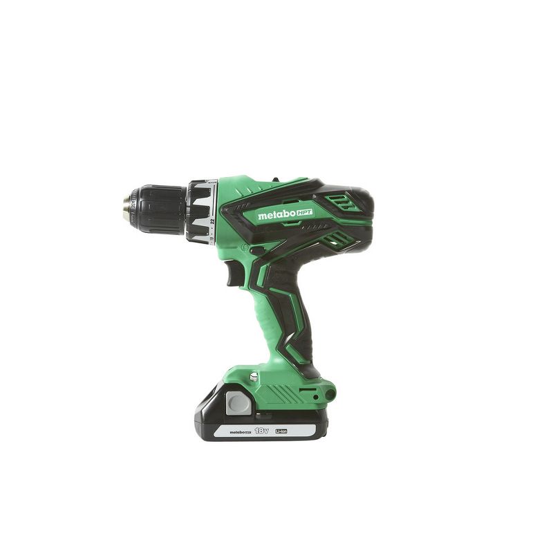 Metabo HPT DS18DGLM 18V Lithium-Ion 1/2 in. Cordless Drill Driver Kit (1.3 Ah)